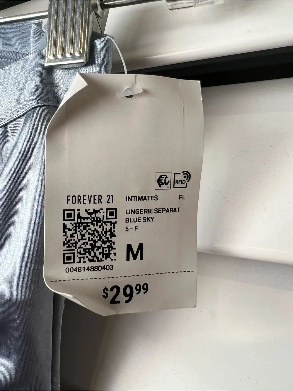 Forever 21 satin corset